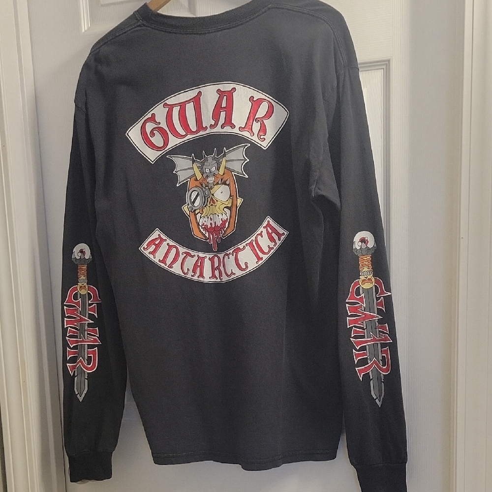 Vintage GWAR Live In Antarctica LG Long Sleeve Tshirt. Great Graphics.